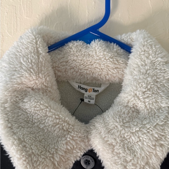 Hang Ten Black Jacket with Cream Sherpa Collar - Picture 4 of 5